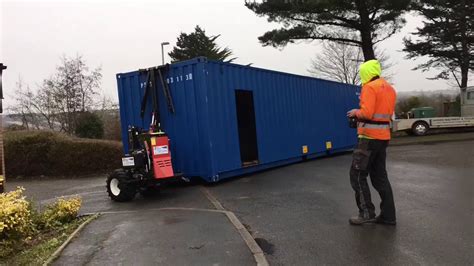 moving a shipping container